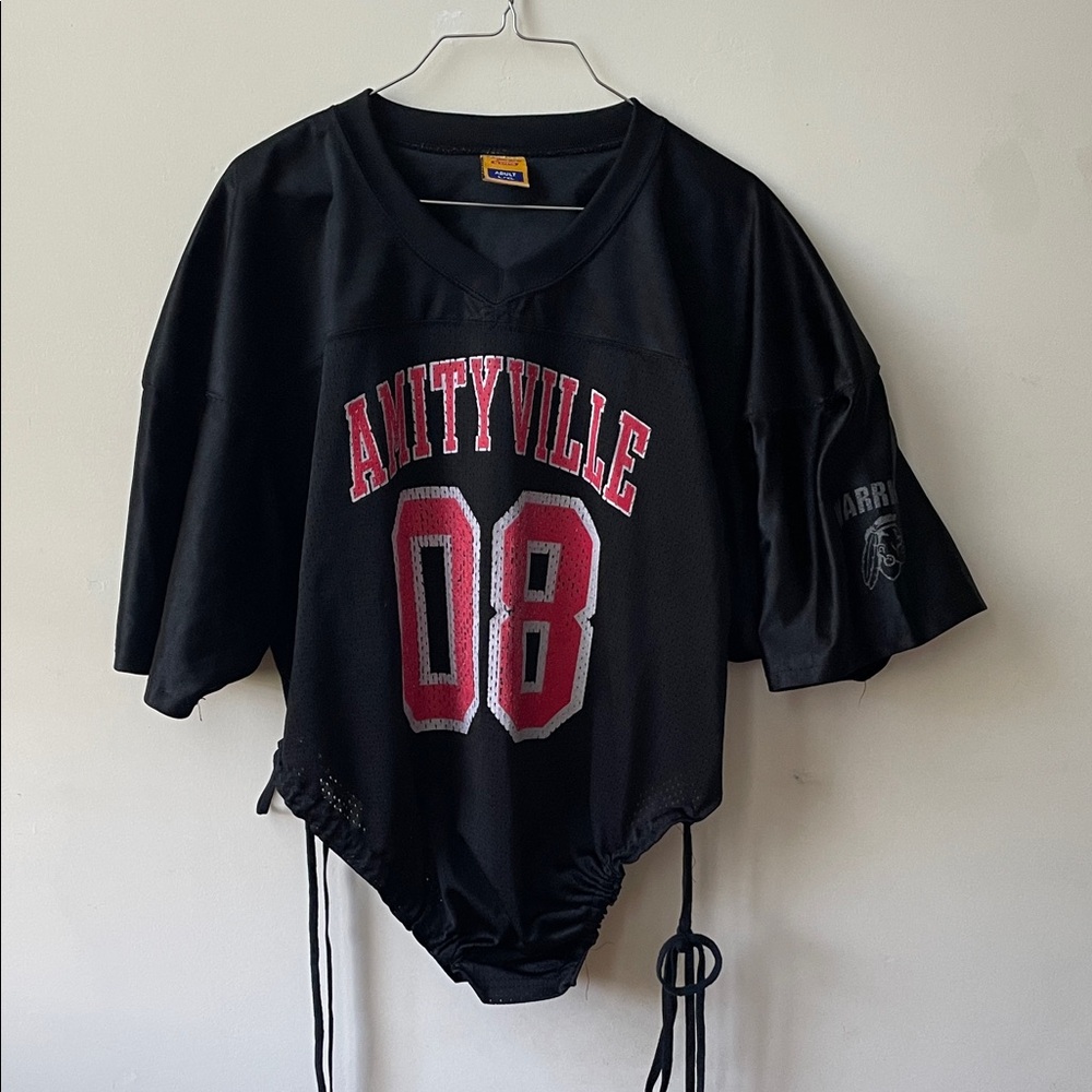 Amityville Jersey one of one custom bodysuit ! Size l/xl
